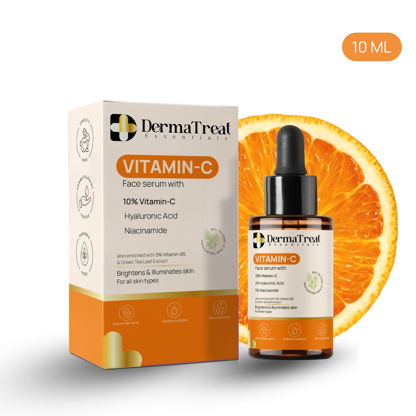 Vitamin C Glow Kit – Full Size 30ml + Free Travel Mini 10ml | For Dull, Uneven Skin Tone | Radiant Skin Care | Antioxidant Boost & Tan Reduction (Set of 2)