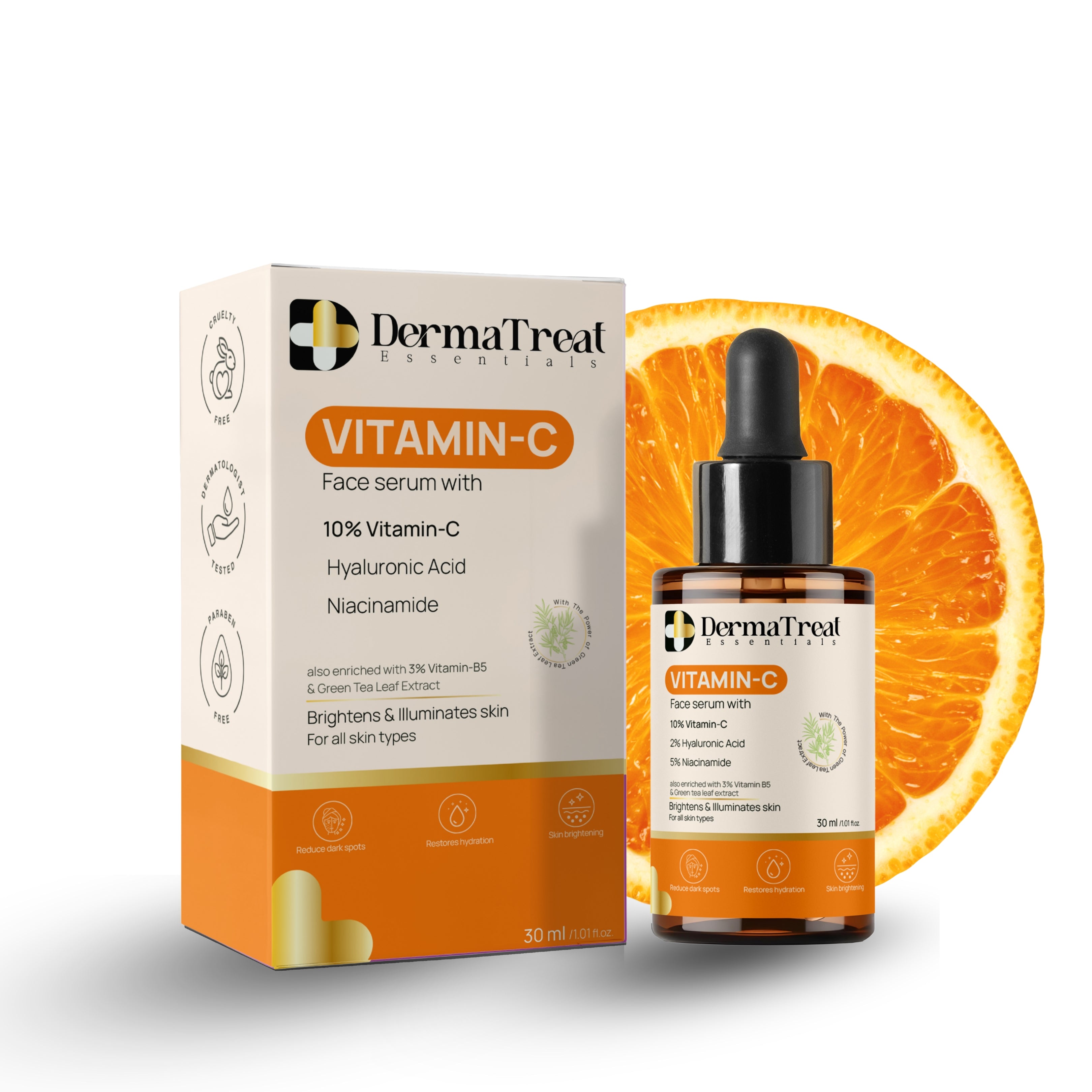 Vitamin C Glow Kit – Full Size 30ml + Free Travel Mini 10ml | For Dull, Uneven Skin Tone | Radiant Skin Care | Antioxidant Boost & Tan Reduction (Set of 2)